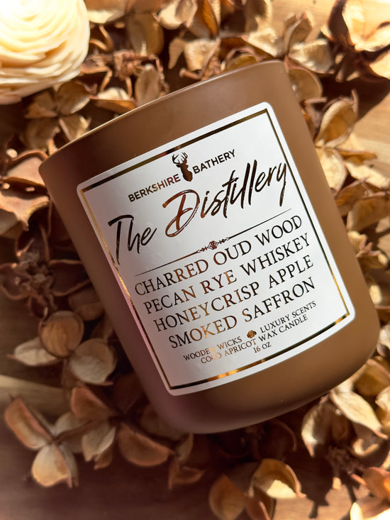 THE DISTILLERY | 16oz Wood Wick Candle