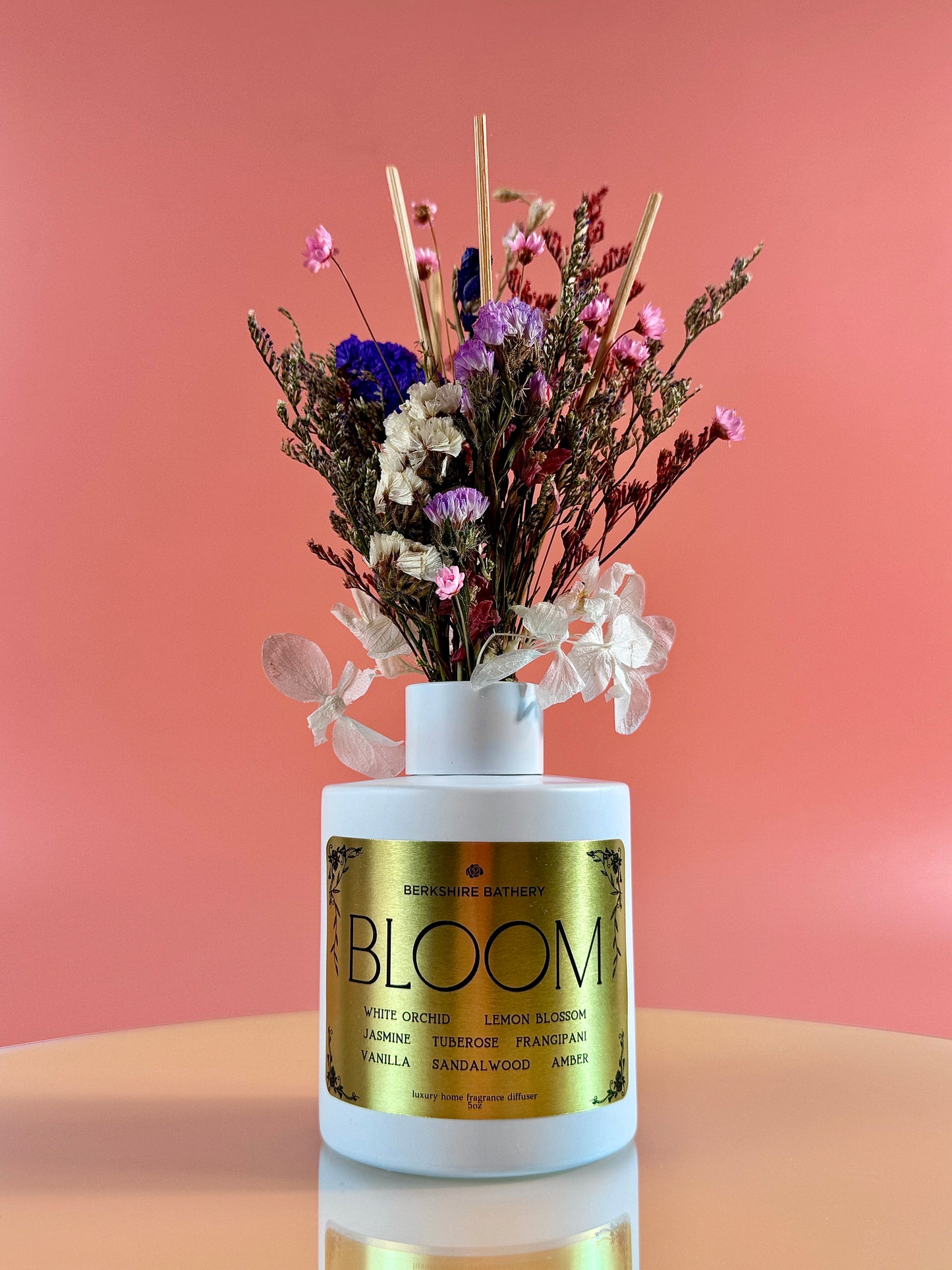 BLOOM | White Floral - Luxury Botanical Reed Diffuser 5oz