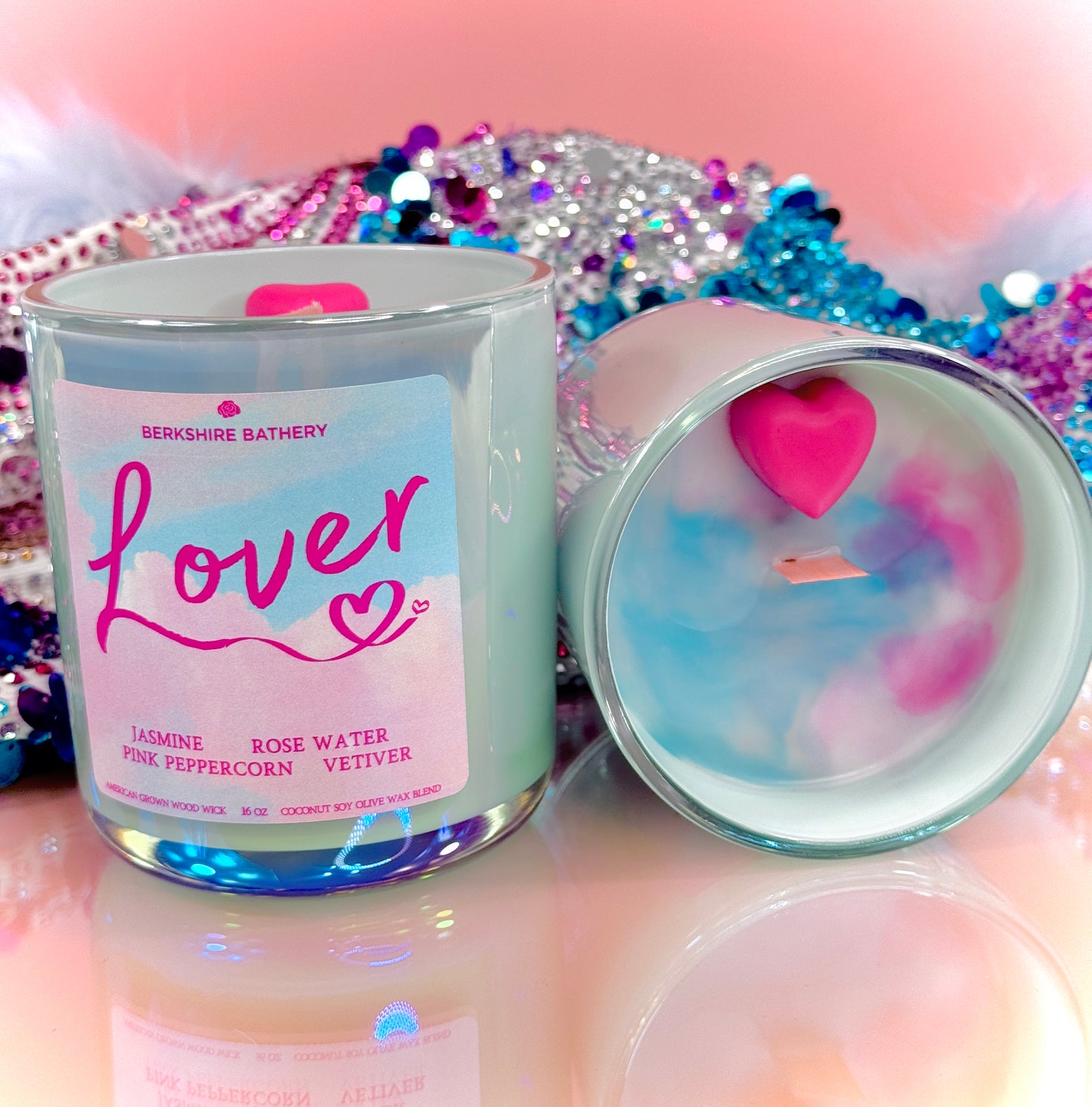 Taylor Swift lover candle wood wick pink candle eras tour lover live in Paris swiftie swiftiews heart shaped valentines day valentine lover candle valentines candle pink heart taylor swift lover live in Paris vinyl lover cotton candy eras tour Taylor