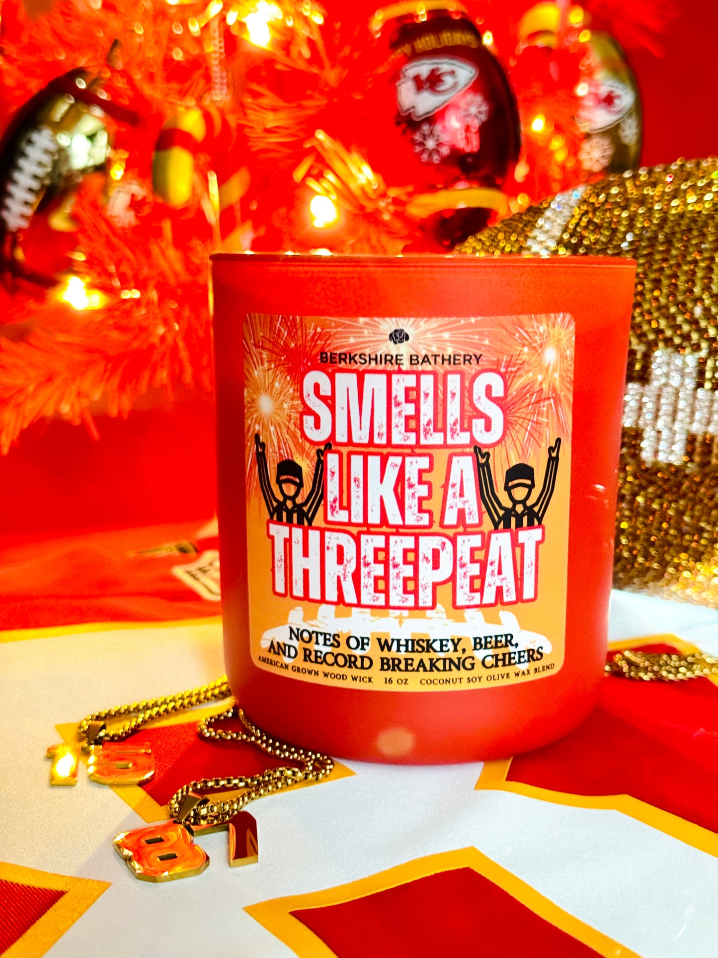 Taylor Swift travis kelce Kansas City chiefs football candle threepeat candle kc chiefs Taylor and travis game day gameday kc chiefs 15 87 Patrick mahomes candle NFL candle Kansas City Patrick mahomes candle travis Kelce candle wood wick candle swiftie swifties arrowhead stadium