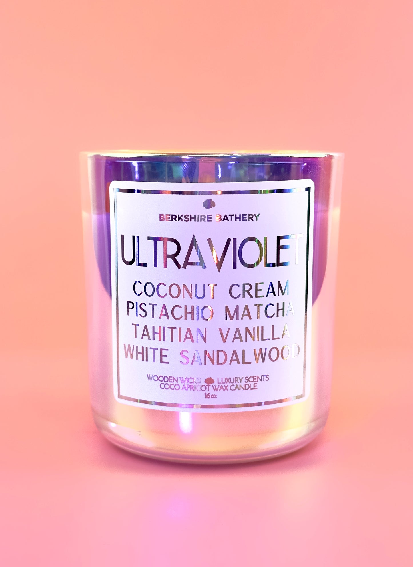 ULTRAVIOLET | 16oz Wood Wick Candle