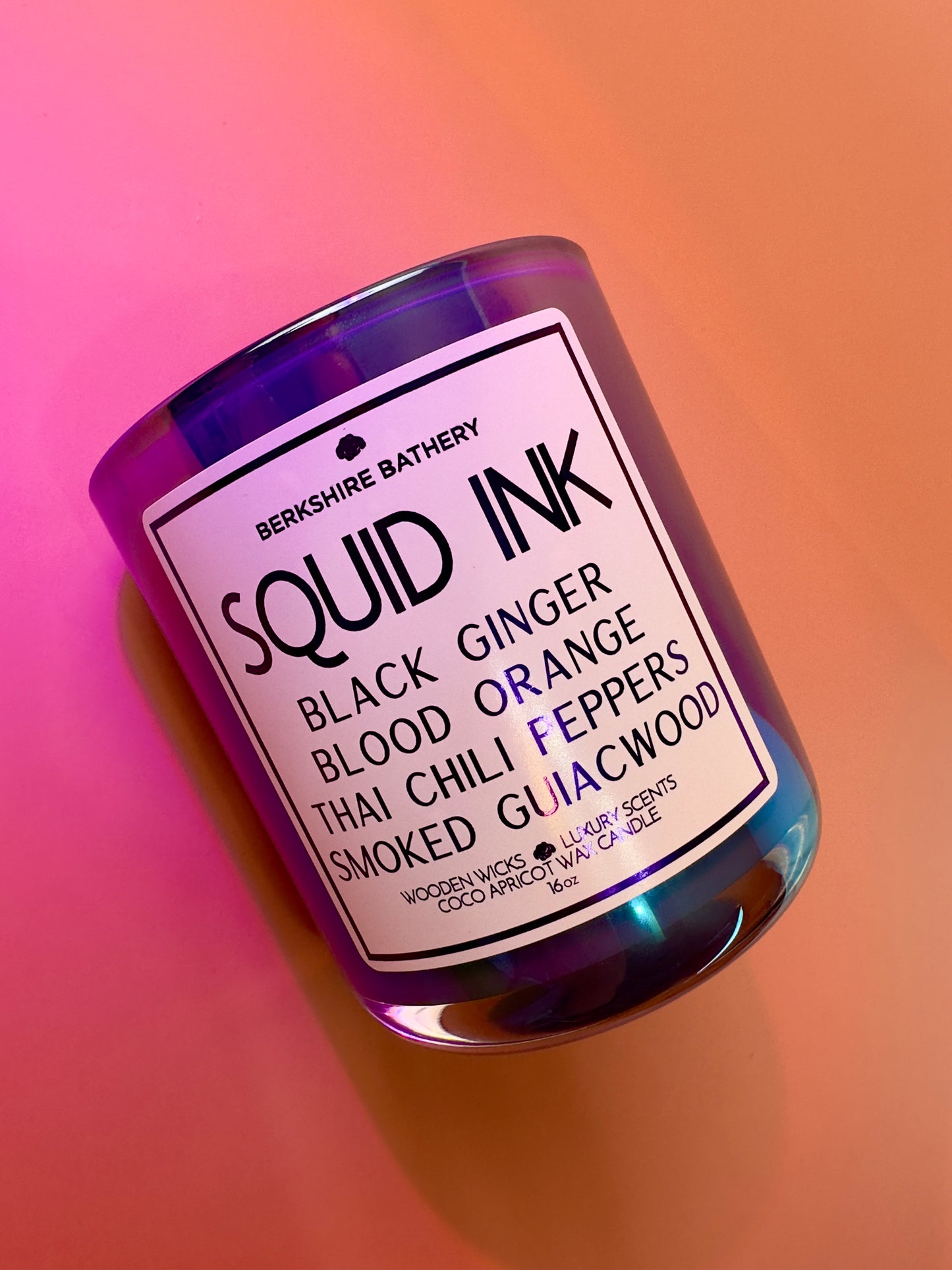 SQUID INK | 16oz Wood Wick Candle