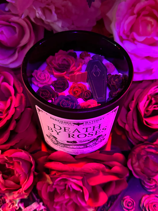 DEATH BY ROSES | Smoky Floral - 16oz Wood Wick Candle