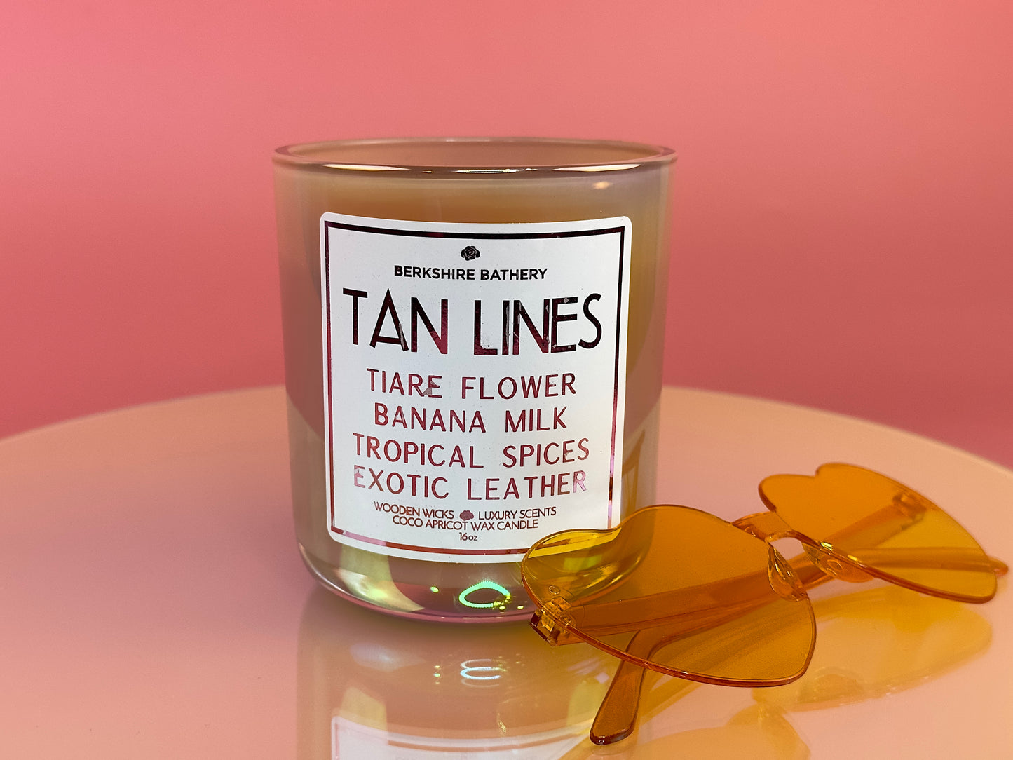 TAN LINES | 16oz Wood Wick Candle