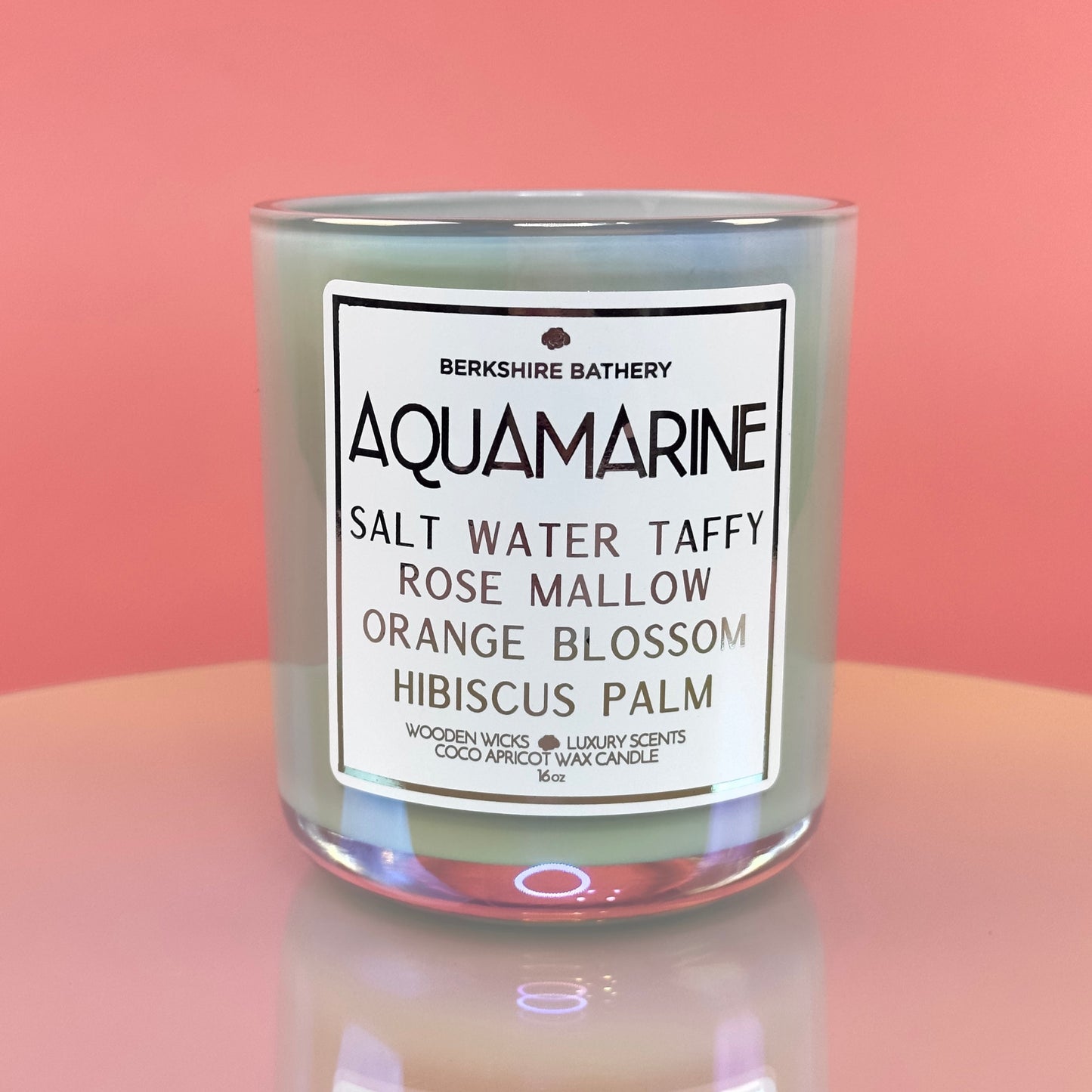 Load image into Gallery viewer, AQUAMARINE | 16oz Wood Wick Candle
