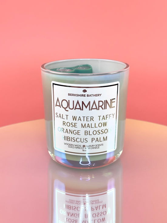 Load image into Gallery viewer, AQUAMARINE | 16oz Wood Wick Candle
