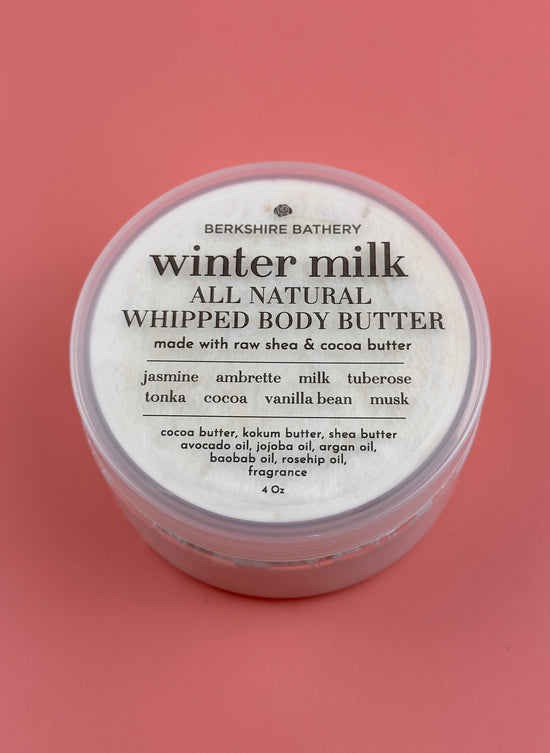 Load image into Gallery viewer, WINTER MILK | ALL NATURAL WHIPPED BODY BUTTER
