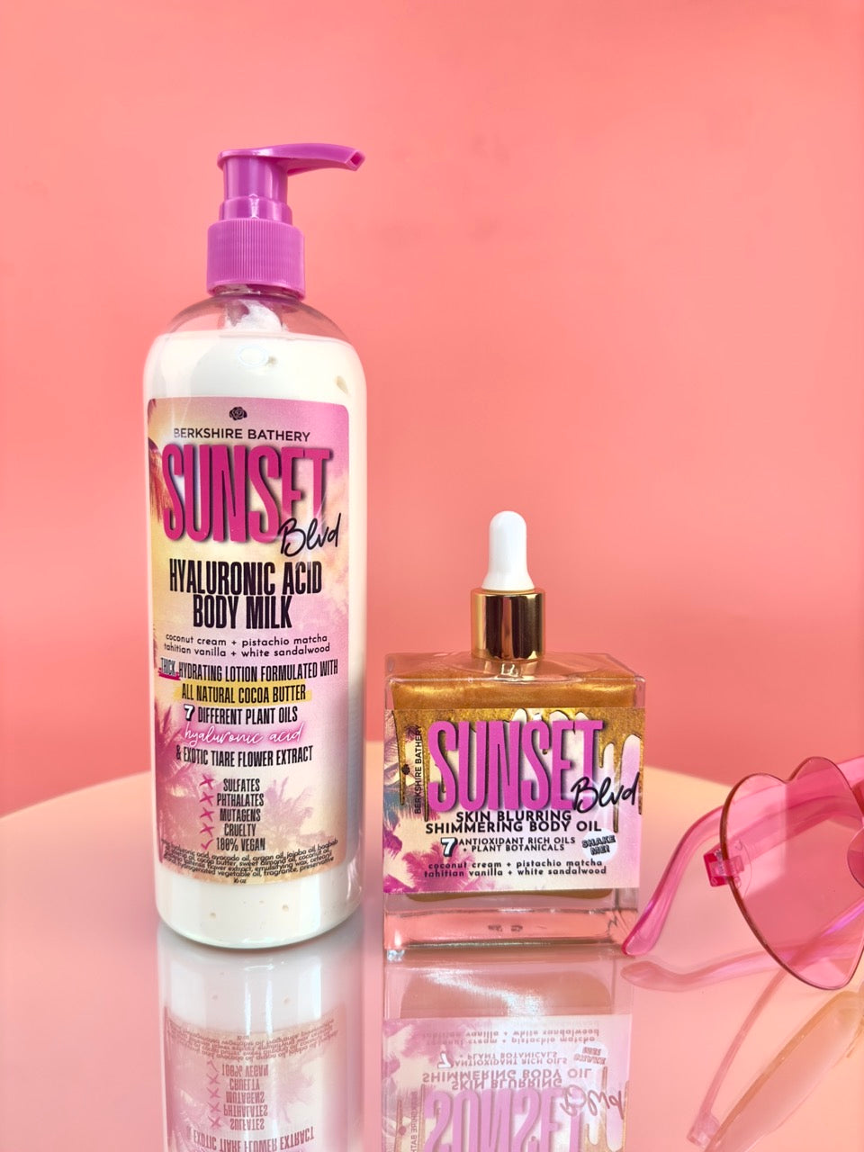 SUNSET BOULEVARD | Skin Blurring Shimmering Body Oil 3.40oz