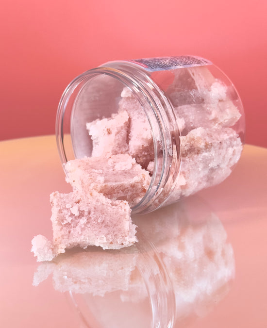 PINK SAND | 16oz Foaming Salt Scrub Cubes