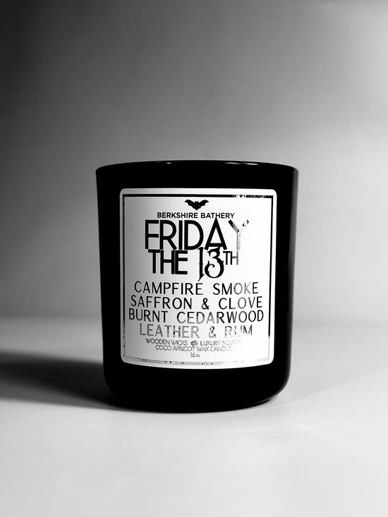 Load image into Gallery viewer, FRIDAY THE 13TH | 16oz Wood Wick Candle

