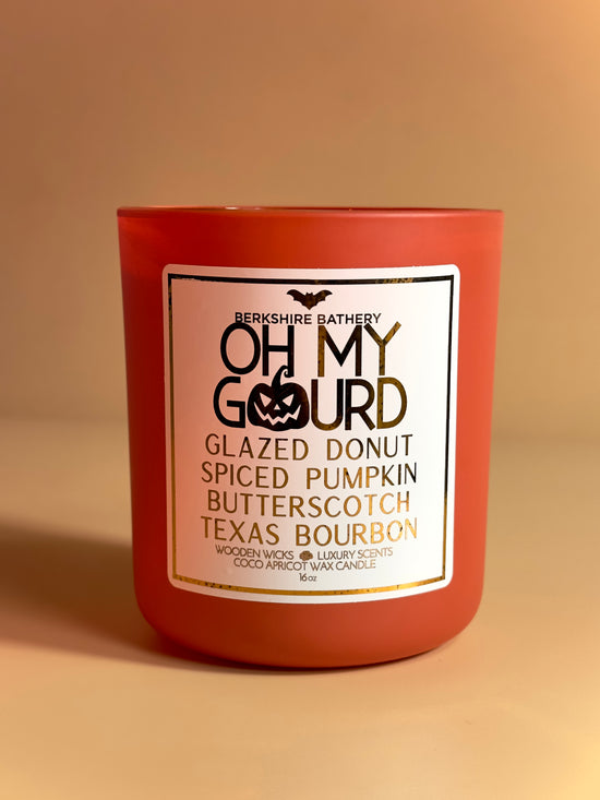 Load image into Gallery viewer, OH MY GOURD | 16oz Wood Wick Candle
