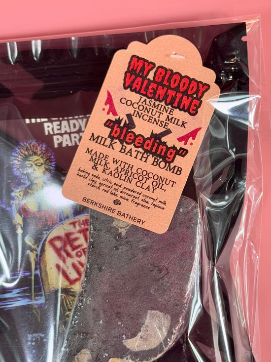 MY BLOODY VALENTINE | "Bleeding" Butcher Knife Bath Bomb