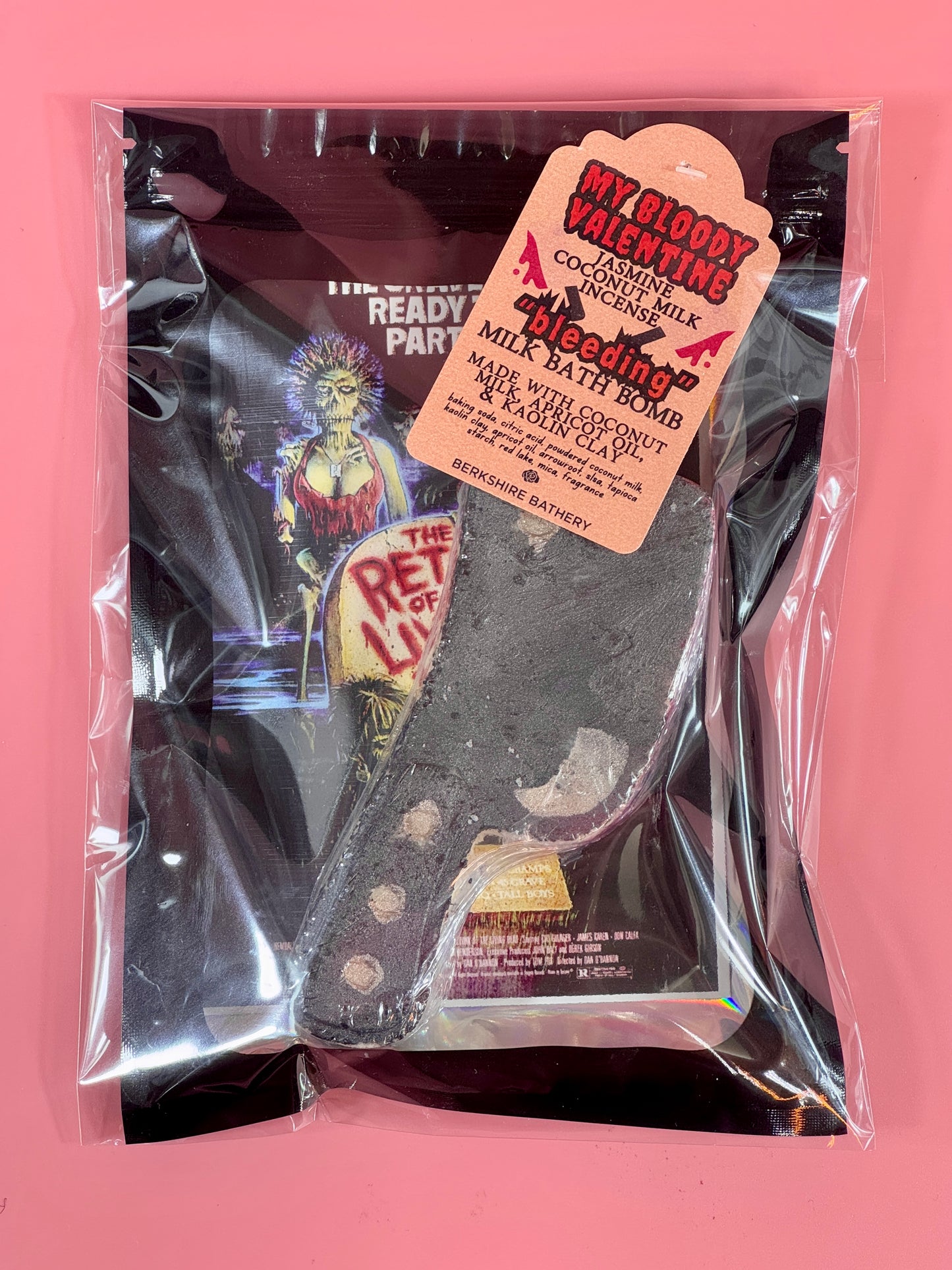 MY BLOODY VALENTINE | "Bleeding" Butcher Knife Bath Bomb