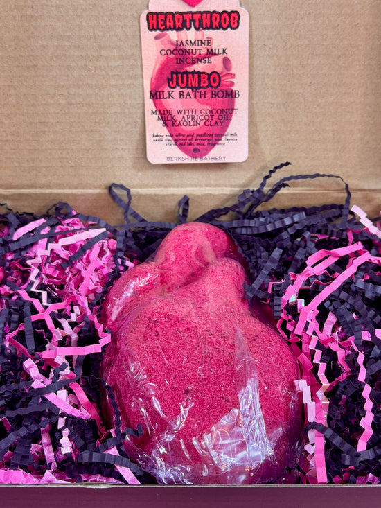 HEART THROB | JUMBO "Bleeding" Anatomical Heart Bath Bomb