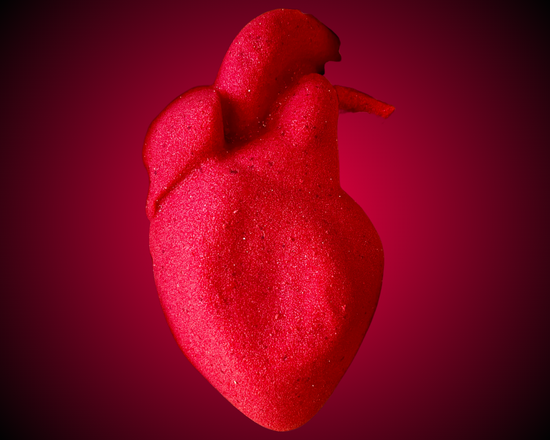 HEART THROB | JUMBO "Bleeding" Anatomical Heart Bath Bomb