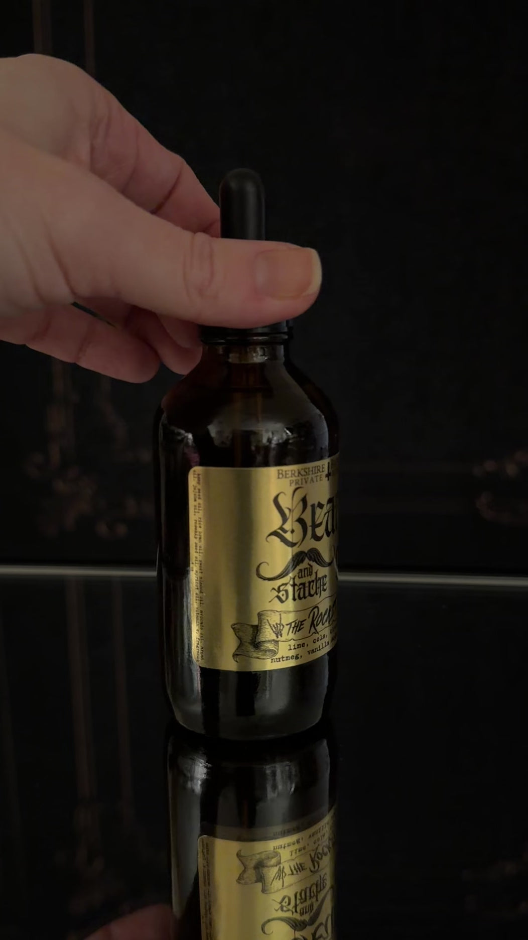 THE ROCKSTAR | 4oz Sexy AF Beard & 'Stache Oil | Made With Hemp Oil