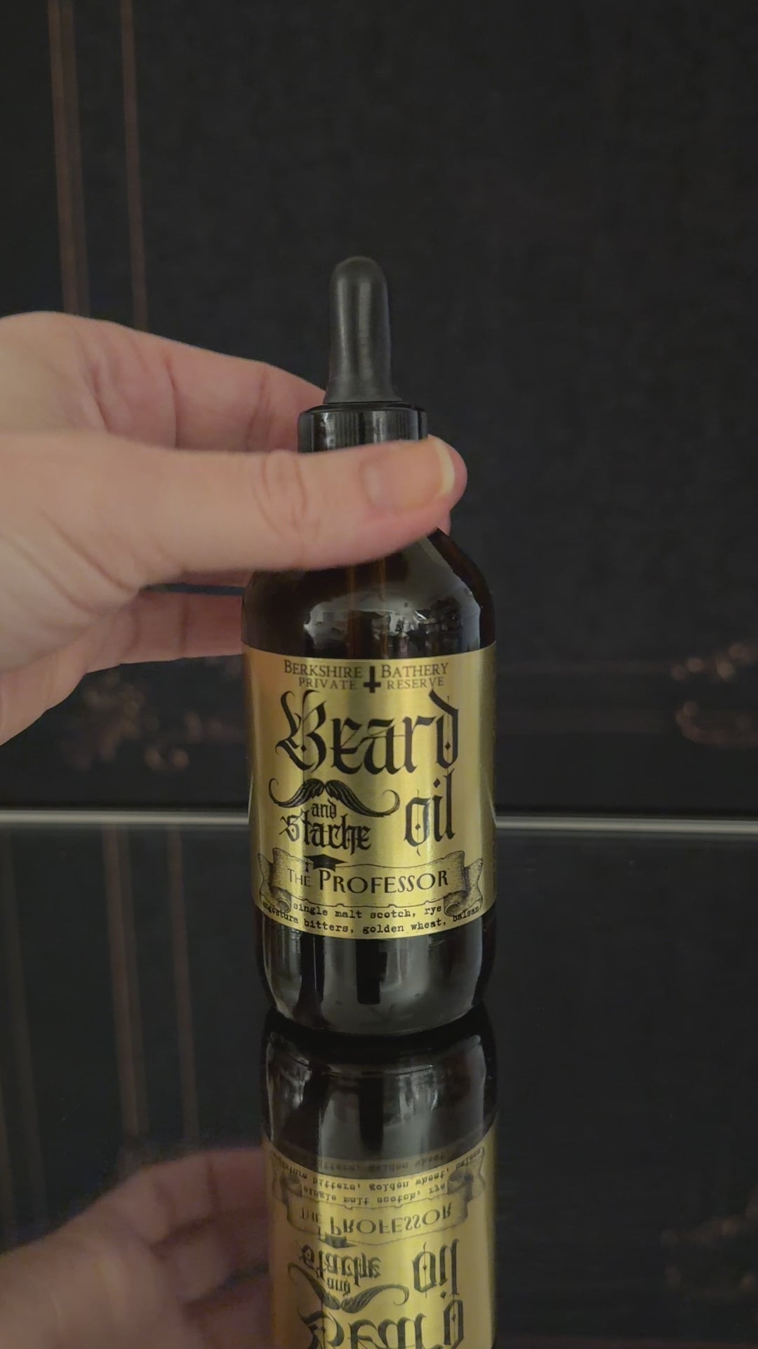 THE PROFESSOR | 4oz Sexy AF Beard & 'Stache Oil | Made With Hemp Oil