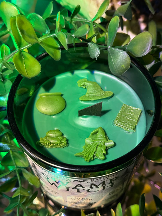 SWAMP WITCH | Fresh, Green, Woodsy - 16oz Wood Wick Candle