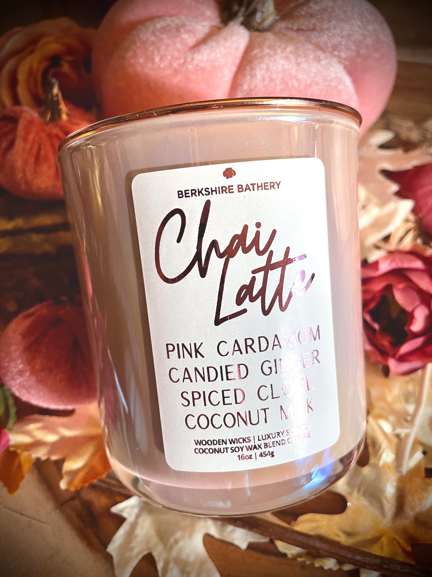 CHAI LATTE | 16oz Wood Wick Candle