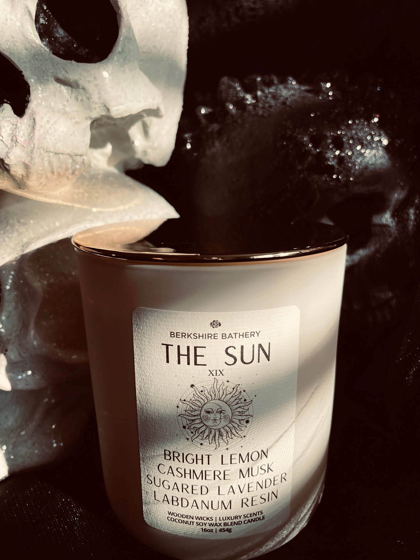 TAROT - THE SUN | 16oz Wood Wick Candle