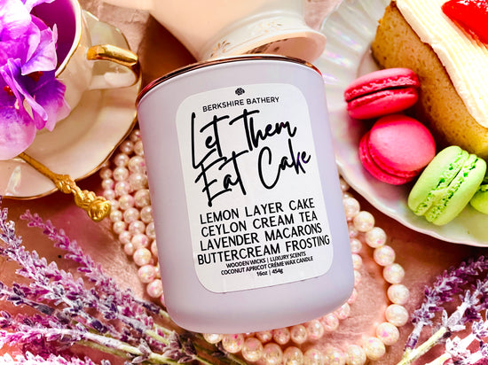 LET THEM EAT CAKE | 16oz Wood Wick Candle