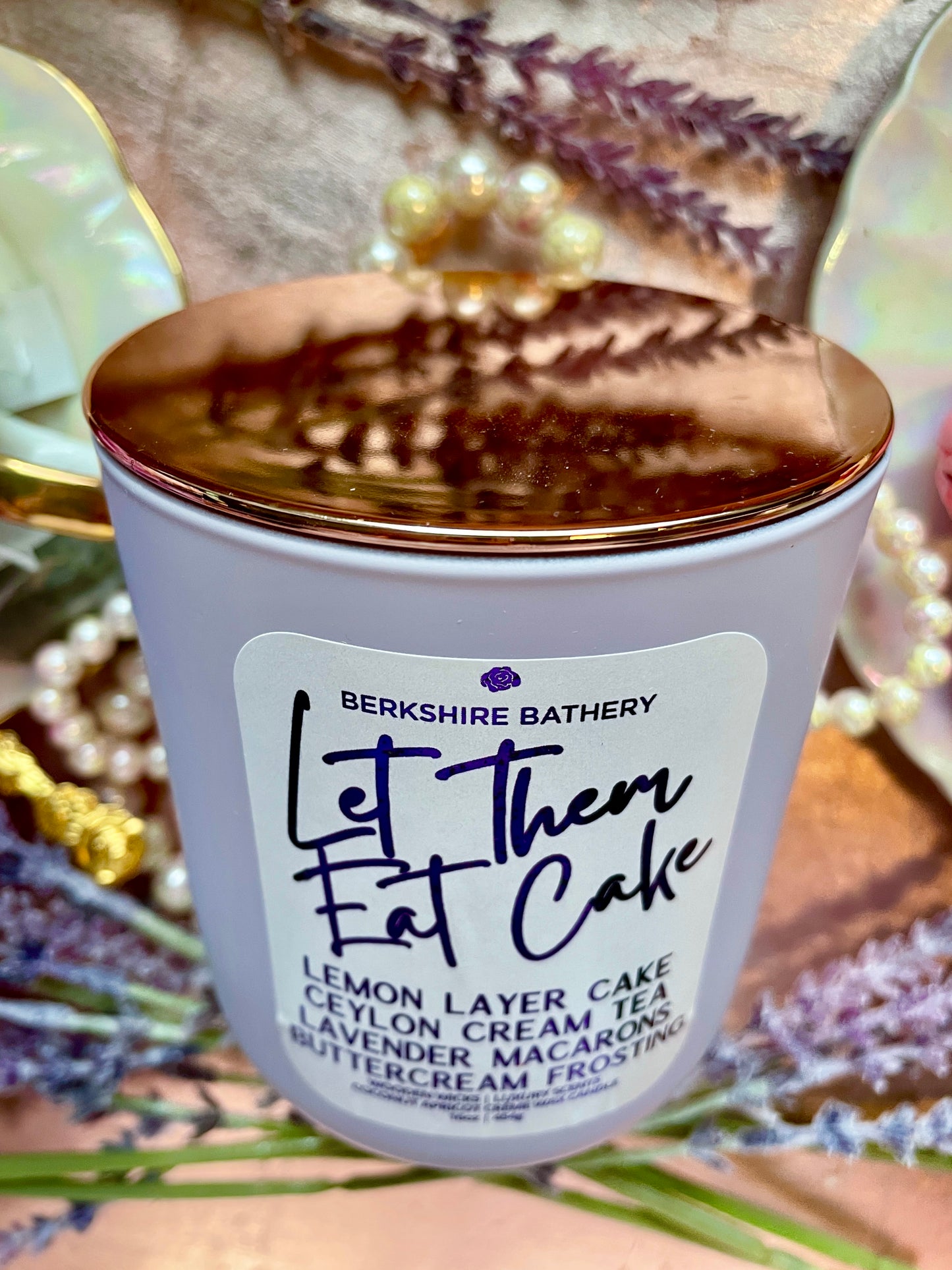 LET THEM EAT CAKE | 16oz Wood Wick Candle