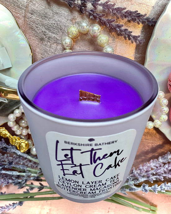 LET THEM EAT CAKE | 16oz Wood Wick Candle